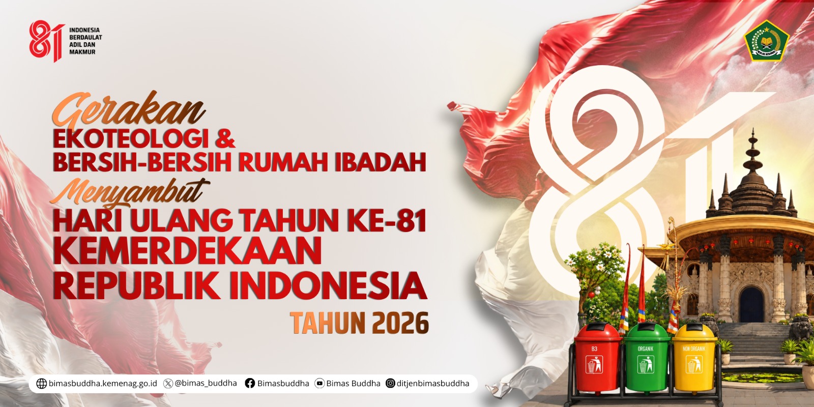 Gerakan Bersih-Bersih RIAB dalam Rangka HUT ke-81 